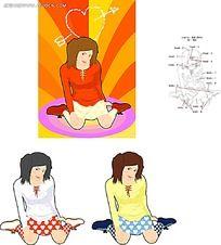 跪坐漫画,穿越千年的礼仪之美